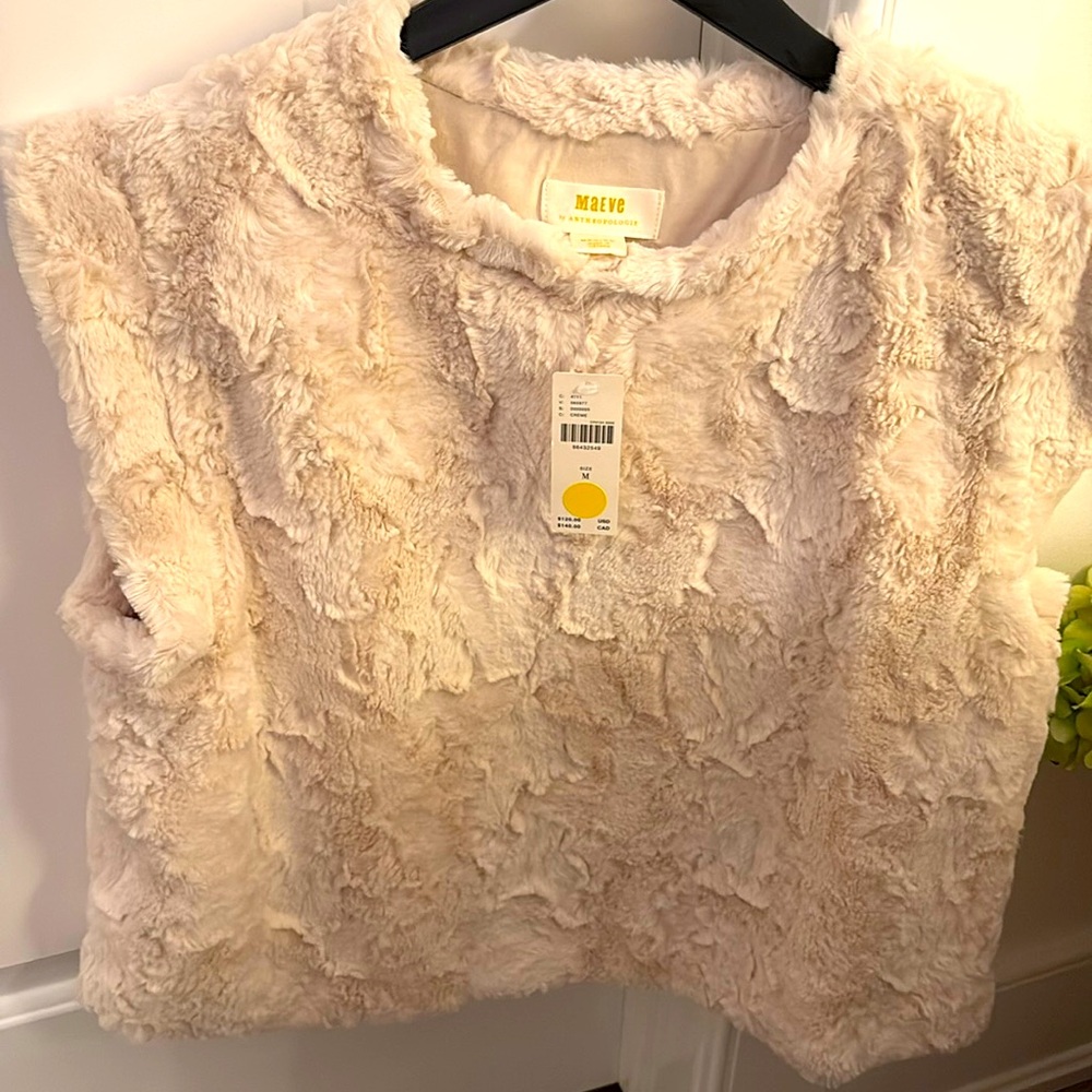 Mauve cream top/vest